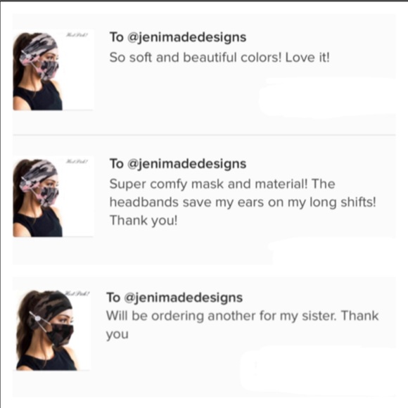 Brand New Face Mask & Headband Set Army Green Camo - Picture 11 of 12